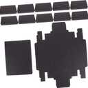 12pcs Kraft Paper Drawer Boxes Packing Boxes Cardboard Storage Containers