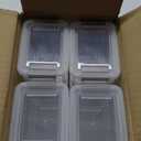 Citylife 20 Packs Plastic Bead Organizers Clear Storage Containers with Lids for Craft Storage Small Storage Box, 3.7 x 2.8 x 1.8 Inches