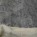 Clysee Self Heating Cat Sleeping Bag Indoor Self Warming Cat Bed Cave Heated Pad Cozy Soft Winter Washable Wrap Pet Snuggle Sack Pouch for Puppy Dog Kitten, 24 x 21 Inch(Rustic,Gray)