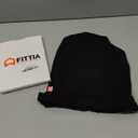 Large Satin Bonnet for Men Sleeping: Loc Cap Dreadlocks for Curly Braids Wave, Silky for Frizzy Hair Smooth, Adjustable No Slip Black, L