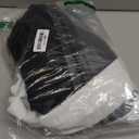 MakeMeChic Women's Off The Shoulder Bell Sleeve Mini Dress Bowknot Cocktail Party Bodycon Dresses Black and White, Medium