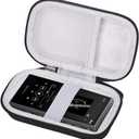 Case for Sony NW-A306 32GB Hi-Res Portable Digital Music Player with a Mesh Pocket for Earbuds Cable (Case Only) (Black)