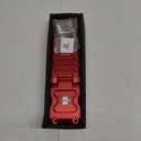 Side Door Hinge Foot Step Compatible with 2007-2024 Jeep Wrangler JK JKU JL JLU & Gladiator JT, Aluminum Alloy Folding Foot Pedal, Door Hinge Step with Bottle Opener 1 Pack (Red)