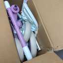 5-in-1 Tricycle for Toddlers 1-3, Convertible Toddler Bike with Push Handle & Removable Pedals, Balance Bike with Colorful Lighting Wheels, Adjustable Seat Height with Backrest (Purple)