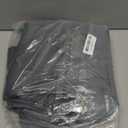 Aiyufeng Grey Blackout Curtains for Bedroom 63 Inch Length 2 Panels Set, Solid Thermal Insulated Energy Saving Rod Pocket Window Treatment Curtains Blackout Drapes, W40 x L63 Inch, Grey (Charcoal)