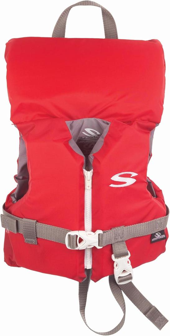 Stearns Infant Life Vest, USCG Approved Type III Life Jacket for Babies & Kids Under 30lbs, Youth PFD for Boat, Beach, Pool, & More