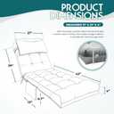 Outdoor Chaise Lounge Chair Cushion, Waterproof Outdoor Chair Cushions for Patio Furniture, 71 x 21 x 4 Inches Replacement Chaise Lounge Cushion with Ties (Grey)