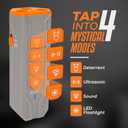 NEEDIT Dog Bark Deterrent Device to Stop Own or Neighbors Dog Barking, Biting & Fighting with Long Range  Rechargeable Ultrasonic Portable Anti Barking Device with 3X Sonic Emitters & Light (Gray)