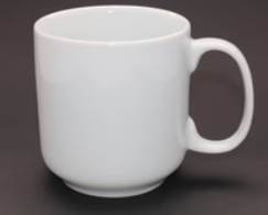 6 pcs White Ceramic Coffee Mugs 11oz Blank Ceramic Classic Drinking Cup Mugs For Milk Tea Cola Water