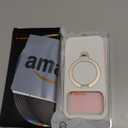 TORRAS Q3 Silicone 360 Spin for iPhone 17 Pro Case with Stand, Fit for MagSafe, Magnetic Ring Kickstand with Camera Control, Liquid Silicone Rubber Soft Phone Case for iPhone 17 Pro 6.3'', Light Ivory