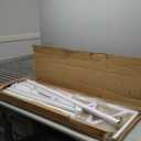 Enduro Metal Bed Frame With Headboard (Twin, 14in, White)