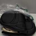 Snailax Massage Seat Cushion - Back Massager with Heat, 6 Vibration Massage Nodes & 2 Heat Levels, Massage Chair Pad for Home Office ChairBlack