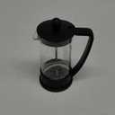 Bodum 12oz Brazil French Press Coffee Maker, High-Heat Borosilicate Glass, Black - Made in Portugal