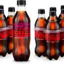 Coca-Cola Cherry Coke Zero Sugar | 16.9 fl oz | 12 Pack (Pack of 2) Best By 11/10/2025