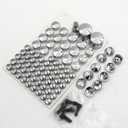 81Pcs Bolt Caps Topper Cover for Harley Softail Twin Cam 2007-Up