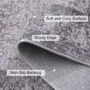 5x7 Area Rugs for Living Room, Bedroom - Machine Washable, Non-Slip Bedside Rug, Large Soft Floor Carpet for Office, Dining Room, Farmhouse and Home Decor, Rustic Vibes/Taupe