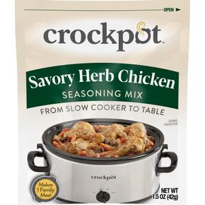 Crock-Pot Savory Herb Chicken Seasoning Mix, 1.5 Ounce (Pack of 12) Expiry: 06/25/26