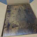 Heavy-Duty Power Tool Organizer with Charging Station,Premium Thickened Wood Panels,4 Layers + 4 Multi-Functional Side Hooks Integrated Design Power Tool Organizers and Storage (Brown Wood + Black)