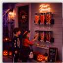 Lounsweer 6 Pcs Wall Candy Dispenser with 1pcs Treat Yourself Neon Signs 9 L Machine Grain Dispenser Neon Snack Sign Wall Mount for Home Kitchen Food Store Birthday Gift Party Decor, 7.9 x 15.8 inches