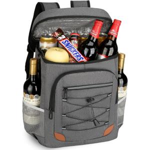 Backpack Cooler Insulated Leak Proof, Lightweight Soft Sided Cooler Backpack for Men Women, Waterproof Beach Cooler Bag Lunch Backpack for Camping Hiking Picnic Fishing Travel Outdoor