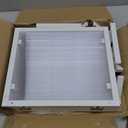 Short Dog Gate 15.7Inch High, Free Standing Dog Gates for Doorways, Pet Gate Indoor for Small Medium Dogs, Foldable Freestanding Puppy Gate for Stairs Kitchen 3 & 4 Panel (White)