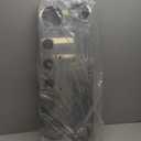 Tail Light Panel Stainless Steel with Four 4.49" and Four 2.31" Light Round Cutouts Rear Light Panel for Semi Truck