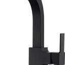 Pfister Arkitek Kitchen Faucet with Pull Out Sprayer, Single Handle, High Arc, Matte Black Finish, LG534LPMB