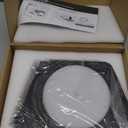 FV270 Luminous Rotating Platform - Spinning Demo Stand Offers a Dedicated Space for Hobby Figurines, Turning Your PC into a Personalized Gallery! (White)