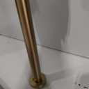 Ivilon Shower Tension Curtain Rod - Adjustable Spring Tension Rod for Shower Curtains, Bathroom, or Windows, Easy to Install, No Drilling Required, Rustproof, Adjustable 36 to 54 Inch Warm Gold