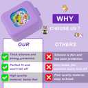 MGZNMTY Silicone Case for Bitzee Magicals Interactive Toy Digital Pet and Case, Protective Skin Cover for New Bitsy Electronic Virtual Pet (Purple)