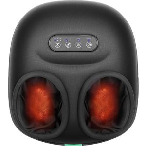 Medcursor Foot Massager with Heat, 2026 Upgraded Shiatsu Foot Massagers for Delivers Pain Relief, Tired, Plantar Fasciitis, Adjustable Air Pressure, Fits Up to13