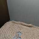 48 inch Christmas Tree Skirt: Chunky Knit Tree Skirt for 7.5ft Tree, Crochet Beige Tree Skirt, Vintage Tree Skirts, Rustic Farmhouse Christmas Decorations