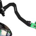 JFG RACING Brake Pedal Foot Lever for KLX110,Folding Dirt Bike Rear Brake CNC Forging Aluminum Alloy for KLX 110/KLX110L 2010-2023 Green