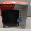 Frigidaire Mini Personal Fridge Cooler, Countertop, Holds Up to 10L/15 Cans, Brushed Black Stainless Rugged Design, Portable for Skincare, Makeup, Car, Office, Bedroom, Dorm Room, or Cabin