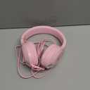 H-10 Gaming Headset for PS4, Xbox One, PC, PS5, Nintendo Switch, Stereo Wired Noise Cancelling Over Ear Headphones with Mic for Kids Adults, Bass Surround, Soft Memory Earmuffs, Pink