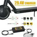 Carsty Hoverboard Charger, Electric Scooter Charger, Wheelchair Charger | Universal 3-in-1 Fast Charging Solution | 24V 2A