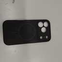 Miracase Magnetic for iPhone 17 Pro Case, Compatible with MagSafe, Integrated Silicone Camera Control Cover, 3.0mm Thicken Shockproof Drop Protection Phone Case for 17 Pro, Black