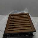 Solid Pine Wood Blanket Ladder for Living Room Bathroom Organizer Shelves, 7-Tier 5-Tier Freestanding Shelf, Freestanding Towel Rack Extra Storage, Wall-Leaning (Walnut, Large)