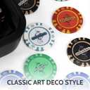 Poker Set 500PCS 14g Blank Clay Poker Chips