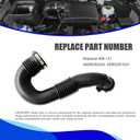 AUCERAMIC 696-137 Engine Air Intake Hose Tube with Clamps Fit for 2010-2022 Mercedes-Benz for 2007-2018 Dodge Freightliner Sprinter 2500 3500 4500 3.0L V6 9065281524