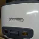 BLACK+DECKER 16-Cup Rice Cooker, RC516, 8-Cup Uncooked Rice, Steaming Basket, Removable Non-Stick Bowl, One Touch