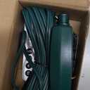 Meonum 1/2 inch Plug Extension Cord for Christmas Tree Lights, Hand Switch with 9 Light Modes Remote, Dimmable, Timer, 15 ft Power Cord Push Button Compatible with TS-8W29V TS-13W29V to TS-48W29V