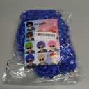 FREE BEAUTY Fluffy Afro Synthetic Clown Wig for Men Women Cosplay Anime Party Christmas Halloween Fancy Funny Wigs (Blue)