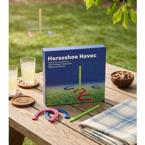 Horse Shoe Havoc Toss Game w/ AI Scoring – Ultimate Horseshoe Challenge