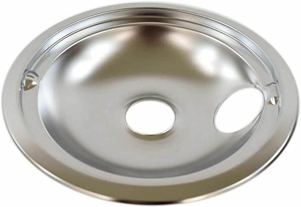 WB31K10266 8" Chrome Drip Pan Burner Bowl Large for GE Hotpoint RCA AP5791288 PS8754846