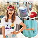 HTVRONT HTV Heat Transfer Vinyl Bundle: 80 Pack 12" x 10" Iron on Vinyl for T-Shirt, 39 Assorted Colors with Vinyl Accessories Tweezers for Silhouette Cameo or Heat Press Machine