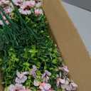 Sggvecsy Artificial Flowers for Outdoors 12 Bundles Realistic Faux Plants UV Resistant Fake Silk Daisy with Eucalyptus for Boxwood Planter Patio Porch Outside Spring Summer Decoration(Pink)