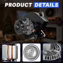 A157/A182 Furnace Draft Inducer Blower Fan Motor Fit for Jakel J238-112-11128/J238-112-11258 Goodman B1859005/B1859005S, 60HZ 1.7A 115V 2000RPM