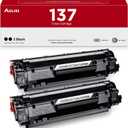 137 Compatible Toner Cartridge Replacement for Canon 137 Black Toner Cartridge, use for Canon Image CLASS MF232w, MF242dw, MF212w, MF216n, MF217w, MF244dw, MF247dw, MF249dw, MF227dw, 2 Pack