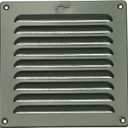 PATIKIL 8x8 Inch Aluminum Vent Cover, Screen Air Grille Ventilation Cover HVAC Louvered Grill for Home Kitchen Fireplace Bathroom Wall Ceiling, Green